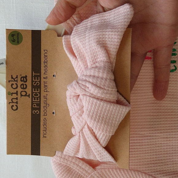 My First Christmas Baby Girl Matching Set Size 0-3 months - Picture 5 of 15